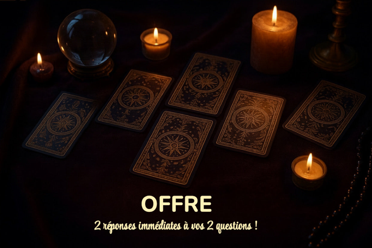 OFFRE = 2 réponses à vos 2 questions, c’est tout de suite maintenant ! 🌙