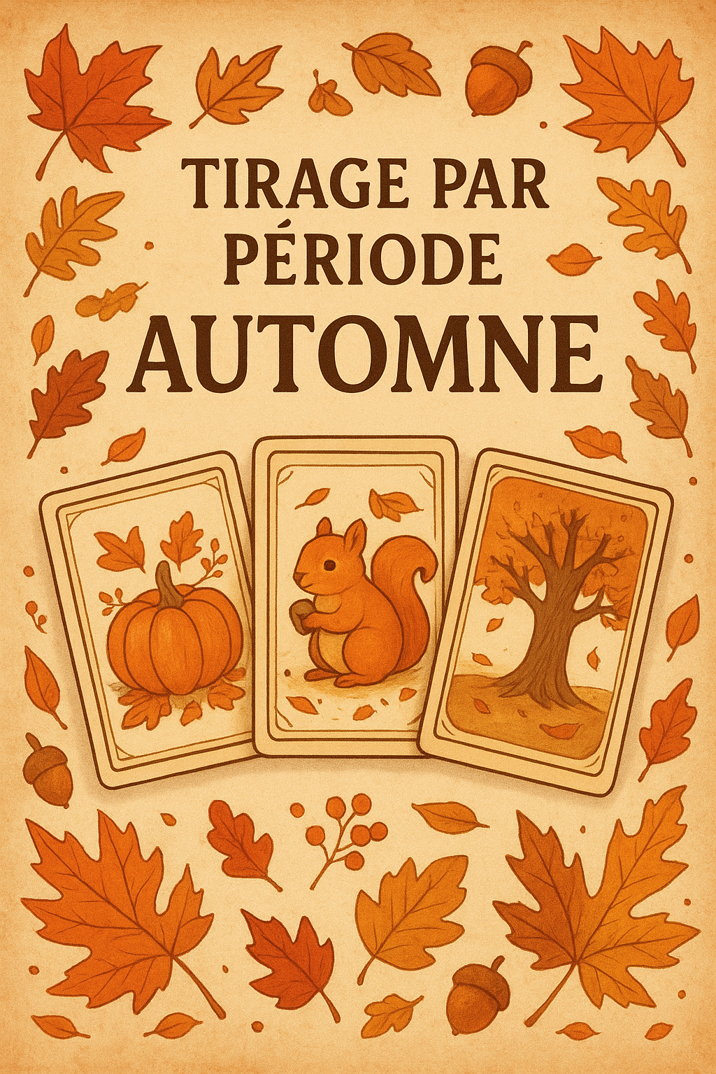 Tirage sur votre période d’Automne 🍂