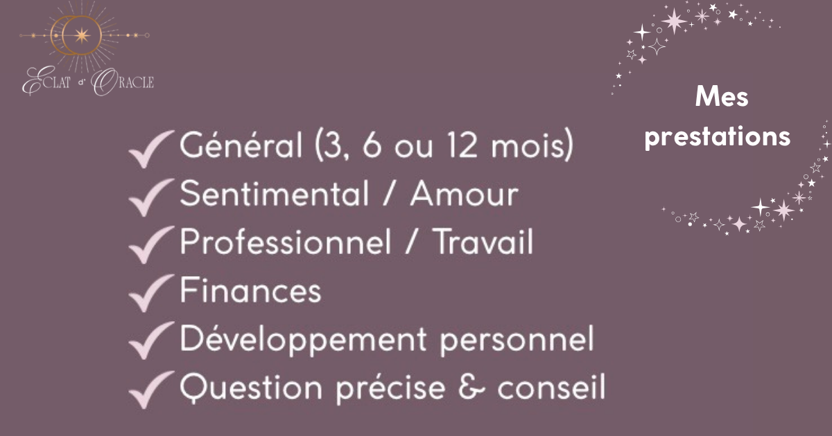 Tirage de carte par mail et téléphone - amour, travail, finance, développement personnel, général, question et conseil